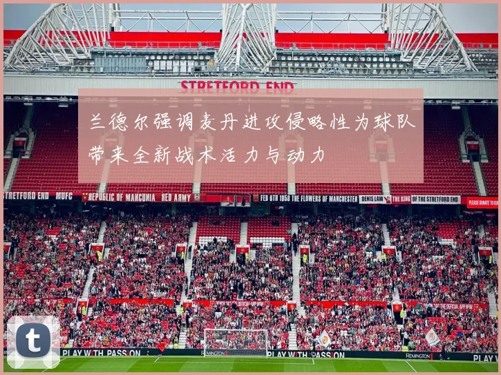 兰德尔强调麦丹进攻侵略性为球队带来全新战术活力与动力